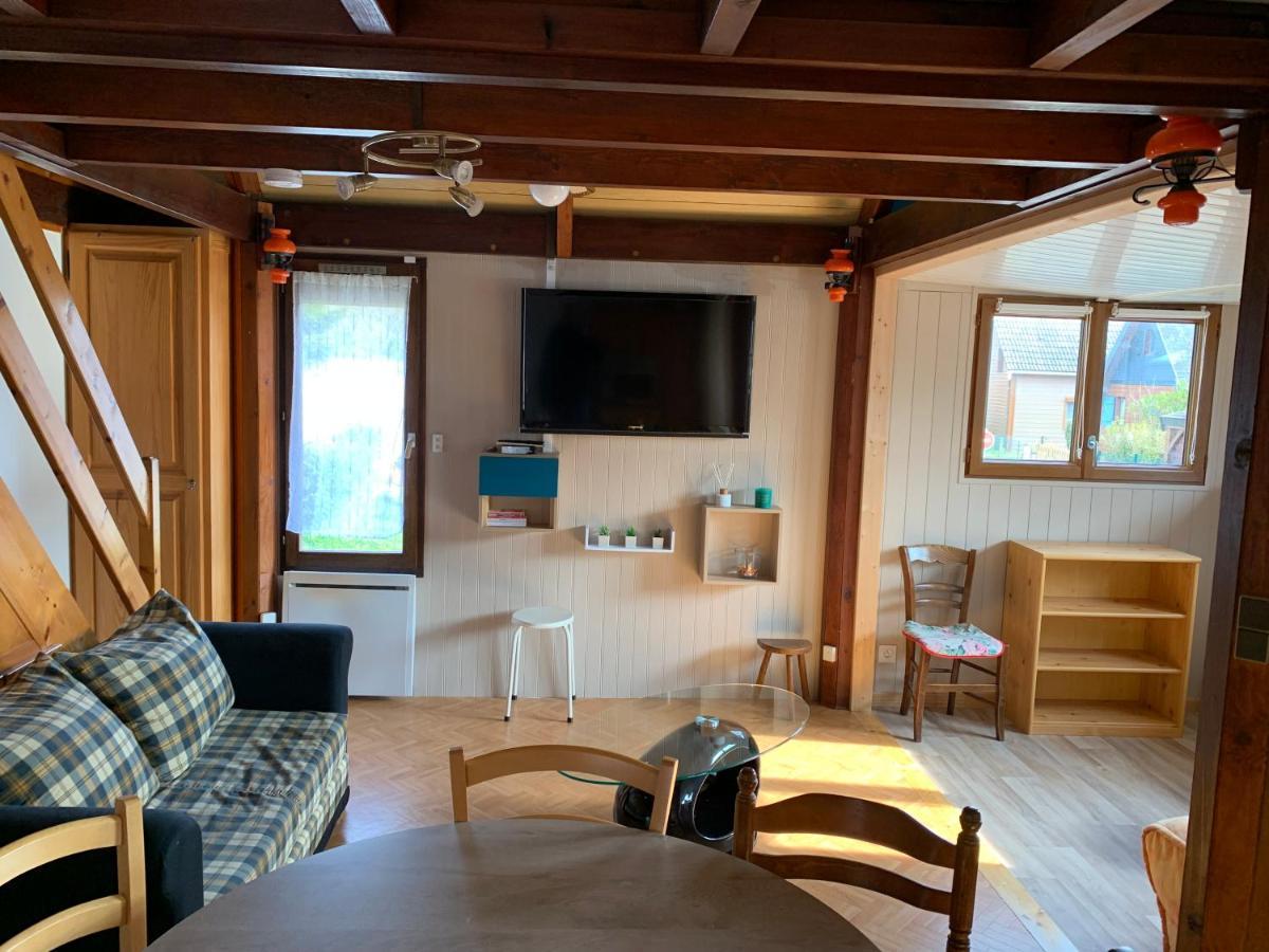 Chaleureux Chalet En Bord De Mer Merville-Franceville-Plage Bagian luar foto