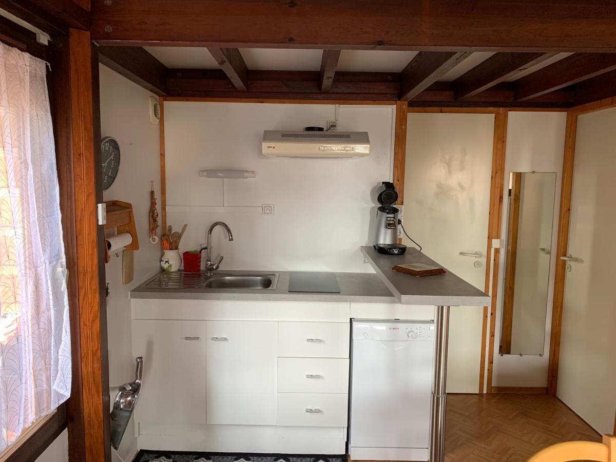 Chaleureux Chalet En Bord De Mer Merville-Franceville-Plage Bagian luar foto
