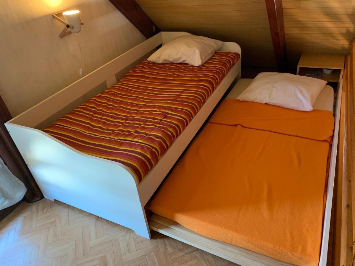 Chaleureux Chalet En Bord De Mer Merville-Franceville-Plage Bagian luar foto