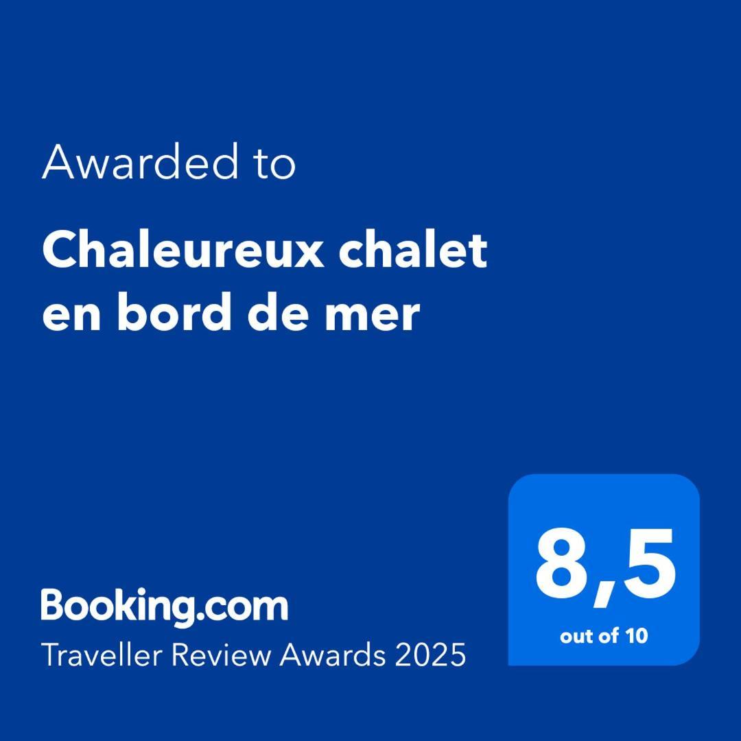 Chaleureux Chalet En Bord De Mer Merville-Franceville-Plage Bagian luar foto